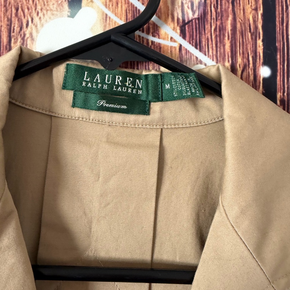 Ralph Lauren Tan Short Sleeve Utility Jacket - Picture 3 of 3